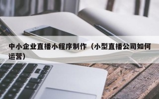 汕尾中小企业直播小程序制作（小型直播公司如何运营）